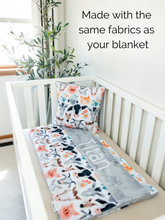 Load image into Gallery viewer, Custom Decor Pillow to Match Your Minky Blanket - You pick the fabrics!