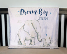Load image into Gallery viewer, Personalized Elephant Baby Blanket