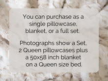 Load image into Gallery viewer, Natural Snowy Owl Pillowcases and/or Throw Blanket
