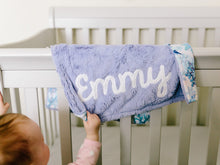 Load image into Gallery viewer, Icy Snow Dreams Small Lovey Blanket for Baby Girl
