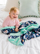 Load image into Gallery viewer, Llama Personalized Minky Blanket