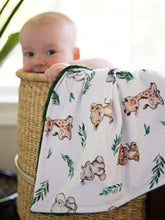 Load image into Gallery viewer, Safari Animals Personalized Baby Blanket