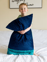 Load image into Gallery viewer, Custom Minky Pillow Case - You choose the fabrics