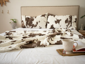 Brownie Calf Pillowcases and/or Throw Blanket