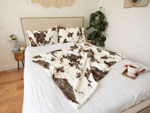 Brownie Calf Pillowcases and/or Throw Blanket