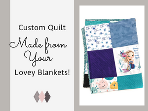 Custom blanket made from your Loveys