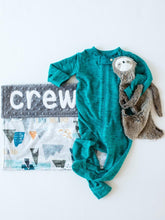 Load image into Gallery viewer, Gray Adventure Awaits Personalized Lovey Blanket
