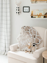 Load image into Gallery viewer, Giraffe Personalized Baby Blanket