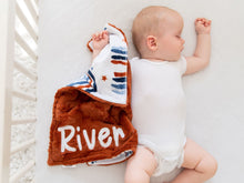 Load image into Gallery viewer, Personalized Rainbow Baby Lovey