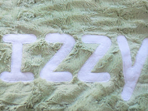 Sloth Baby Blanket with Personalized Name