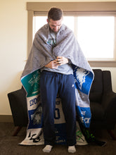 Load image into Gallery viewer, Super Soft Memory Quilt made with your T Shirts and Snuggly Minky